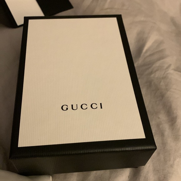 BRAND NEW GUCCI BLACK GUCCISSIMA CARD CASE - Picture 6 of 8